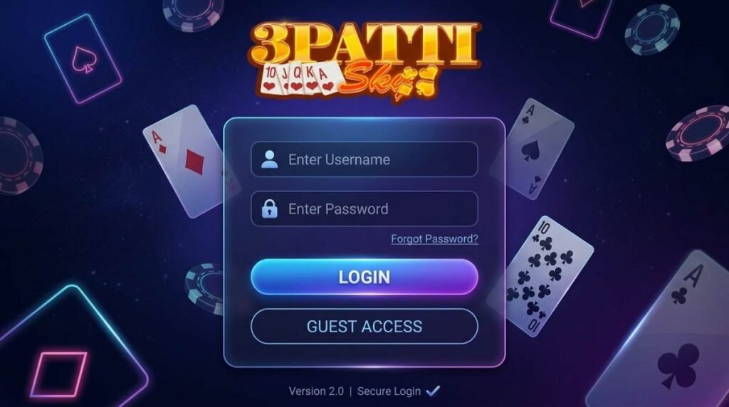 3 Patti Sky Login