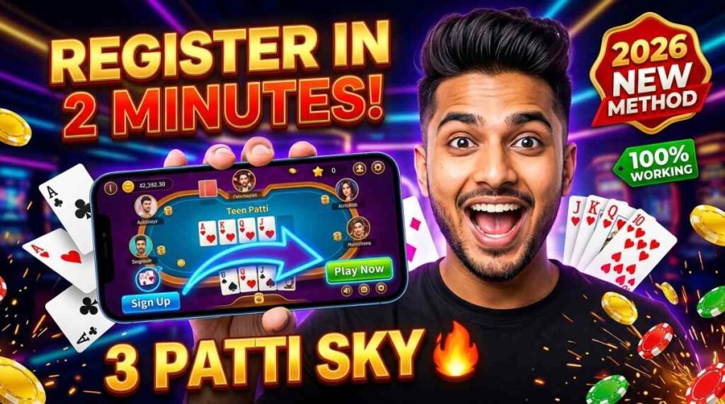 3 Patti Sky Register Complete Guide for Android