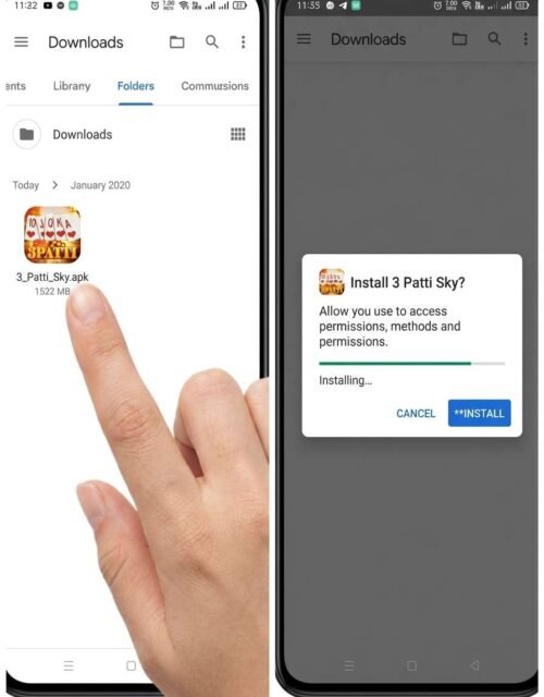 Install APK File from Downloads Folder on Android