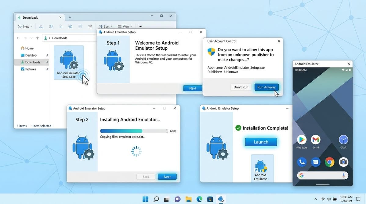 Install BlueStacks Emulator on Windows